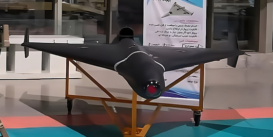 イランが開発したジェットエンジン型自爆ドローン「シャヘド２３８」　［写真　ミリタルニ］
