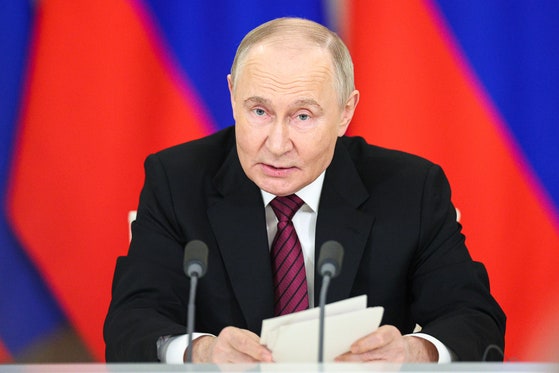 ロシアのプーチン大統領。［写真　タス＝聯合ニュース］