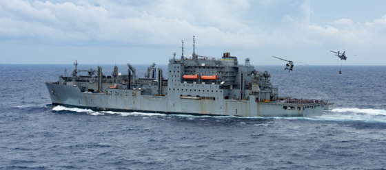 ＨＤ現代重工業が受注した米海軍第７艦隊所属「ＵＳＮＳアラン・シェパード」　［写真　ＨＤ現代重工業］