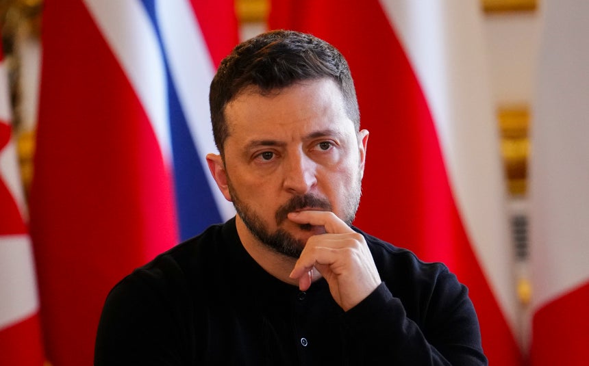 ウクライナのウォロディミル・ゼレンスキー大統領。ＡＰ＝聯合ニュース
