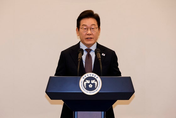 李在明大統領。［写真　大統領室写真記者団］