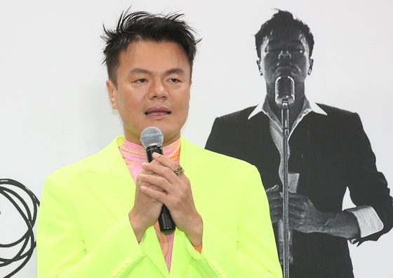 JYPエンターテインメント代表プロデューサーのパク・ジニョン氏。［写真　ニュース1］