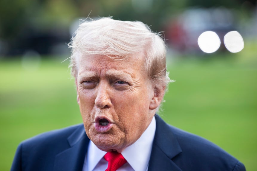 米国のドナルド・トランプ大統領。［写真 EPA＝聯合ニュース］