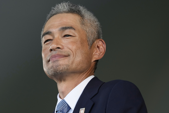 米野球殿堂入り式典に出席したイチロー氏 ［AP＝聯合ニュース］