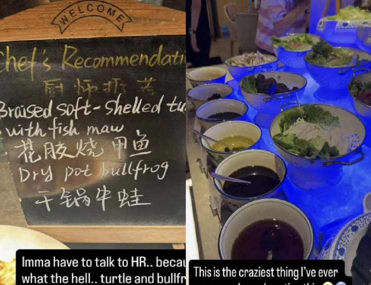   タウンゼントがSNSに投稿した中国料理の写真（写真＝SNS）