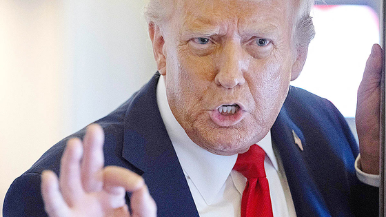 トランプ米国大統領。［写真 AFP＝聯合ニュース］