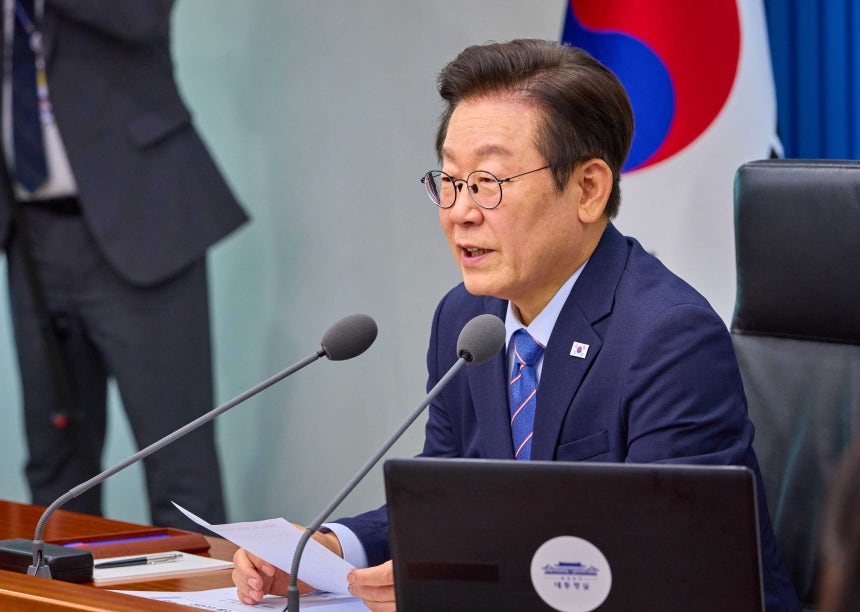 李在明大統領。［写真 韓国大統領室］