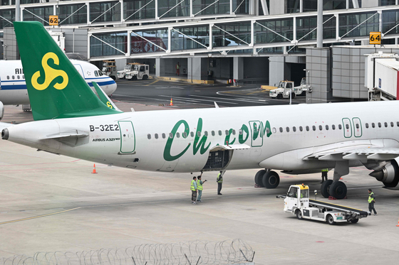 中国の春秋航空。AFP＝聯合ニュース