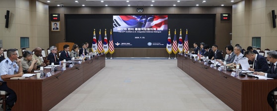 第27回韓米統合国防協議体が23、24日、ソウル竜山（ヨンサン）国防部で開催された。 ［写真 国防部］