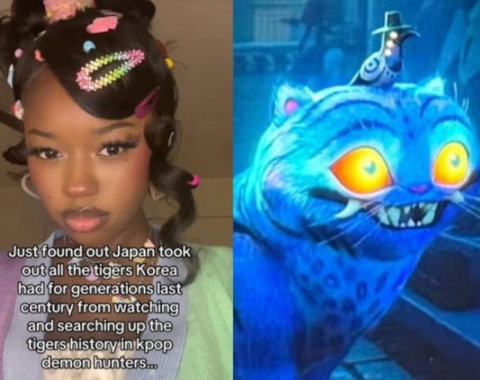   日帝強制占領期間虎討伐歴史を言及したティックトッカー ［写真 sns］