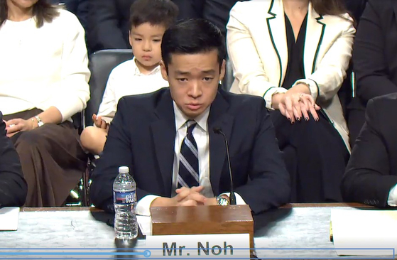 米国防総省インド太平洋担当次官補に指名されたジョン・ノ東アジア担当副次官補が7日（現地時間）、米連邦上院軍事委員会で行われた承認公聴会で答弁している。 ［上院軍事委員会 キャプチャー］