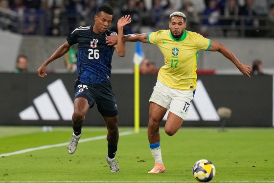 日本代表がブラジル代表に大逆転で勝利した。 ［AP＝聯合ニュース］