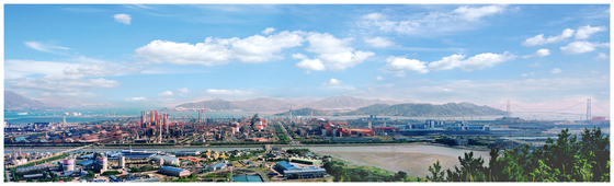  ポスコ光陽製鉄所全景。［写真 ポスコ］