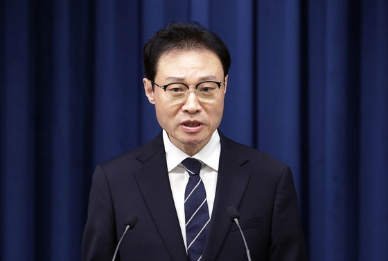 李圭淵（イ・ギュヨン）大統領室広報疎通首席秘書官 ［大統領室通信写真記者団］