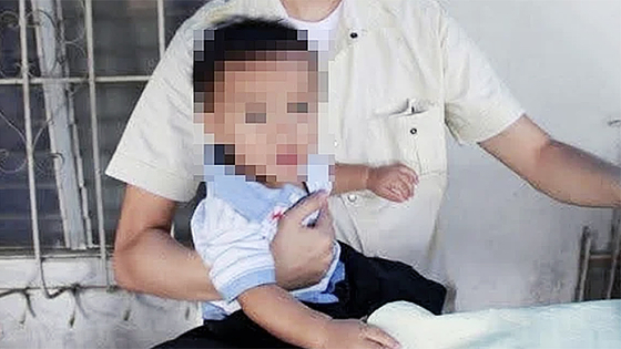 市民団体「養育費を解決する人たち」が公開したコピノの子ども。［SNS キャプチャー］