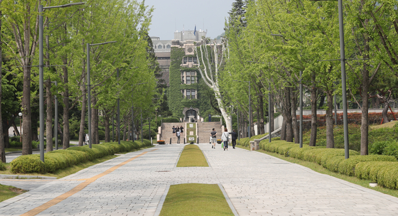 ソウル・延世（ヨンセ）大学キャンパスの全景。ニュース1