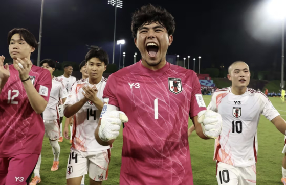 16強戦で北朝鮮と対戦するU－17日本代表の選手たち ［写真 FIFA］