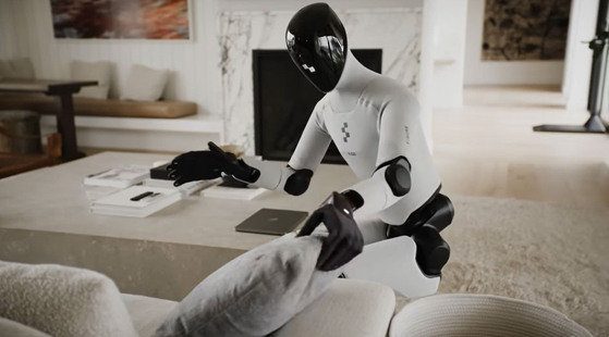 Figure AI（フィギュアAI）のヒューマノイドロボット。［Figure YouTube　キャプチャー］