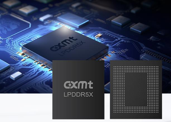 中国半導体企業CXMTが23日に上海で開かれた「ICチャイナ2025」でDDR5とLPDDR5X基盤のDRAM単品とモジュール製品7種を公開した。［写真 CXMT］