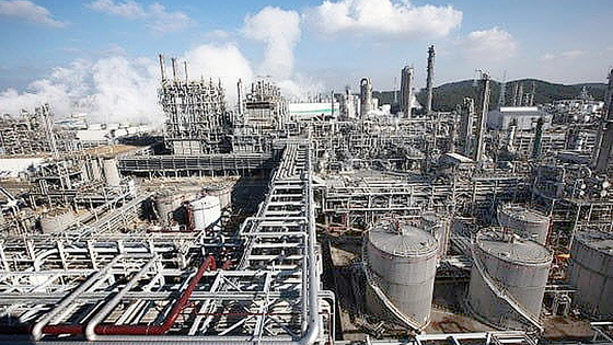 ロッテケミカル大山工場全景。［写真 ロッテケミカル］