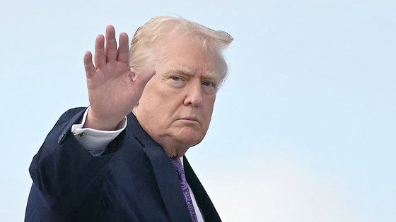 ドナルド・トランプ米大統領。［AFP＝聯合ニュース］