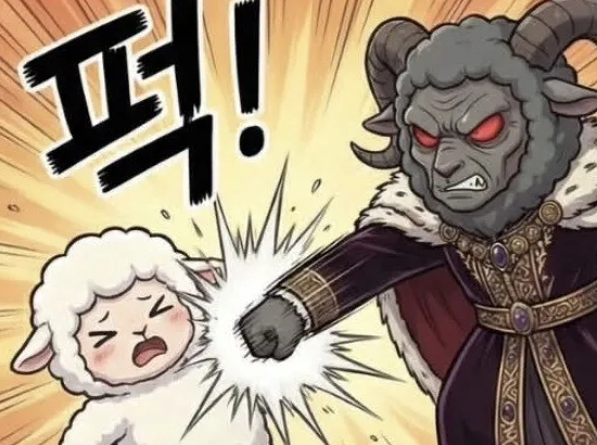   全斗煥元大統領の孫チョン・ウウォン氏がウェブトゥーンで表現した祖父のキャラクター。［インスタグラム キャプチャー］