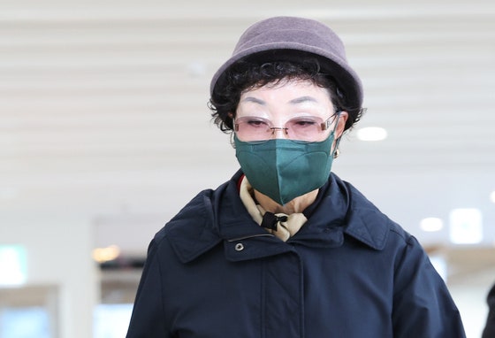 金建希（キム・ゴンヒ）元大統領夫人の母、チェ・ウンスン氏。聯合ニュース
