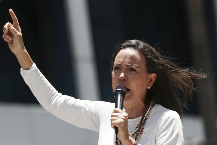 ベネズエラの野党指導者マリア・コリナ・マチャド氏 ［EPA＝聯合ニュース］