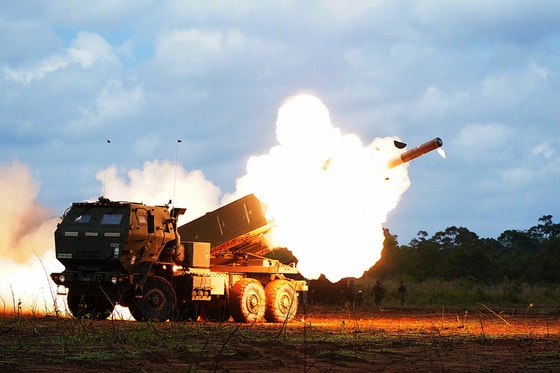 米国政府が台湾に売却することを決めたハイマース（HIMARS、高機動ロケット砲システム）。［AP＝聯合ニュース］