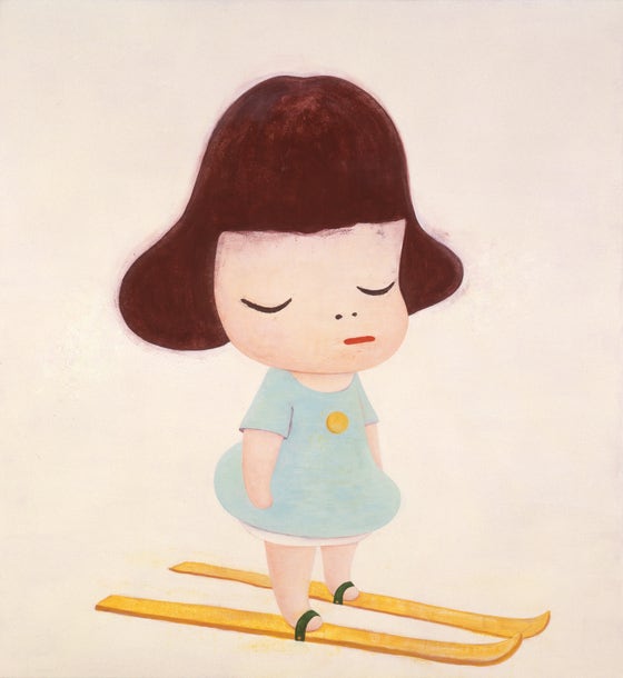 済州（チェジュ）道立美術館に展示された奈良美智の作品『So far apart』。［写真　済州道立美術館］