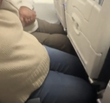   カナダ・ウエストジェット航空のボーイング737の座席。［レディット　キャプチャー］