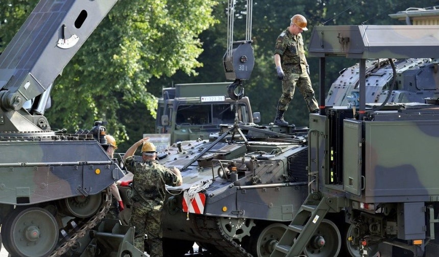 ドイツ軍の訓練センター。EPA＝聯合ニュース