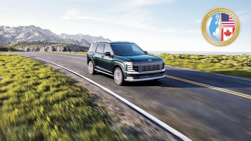 現代自動車の「パリセード」。［写真　中央フォト］