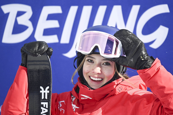 中国国家代表として、2026年ミラノ・コルティナダンペッツォ・オリンピック（五輪）に出場する谷愛凌（米国名アイリーン・グー）。AFP＝聯合ニュース