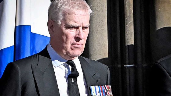 英国のアンドルー王子。　聯合ニュース