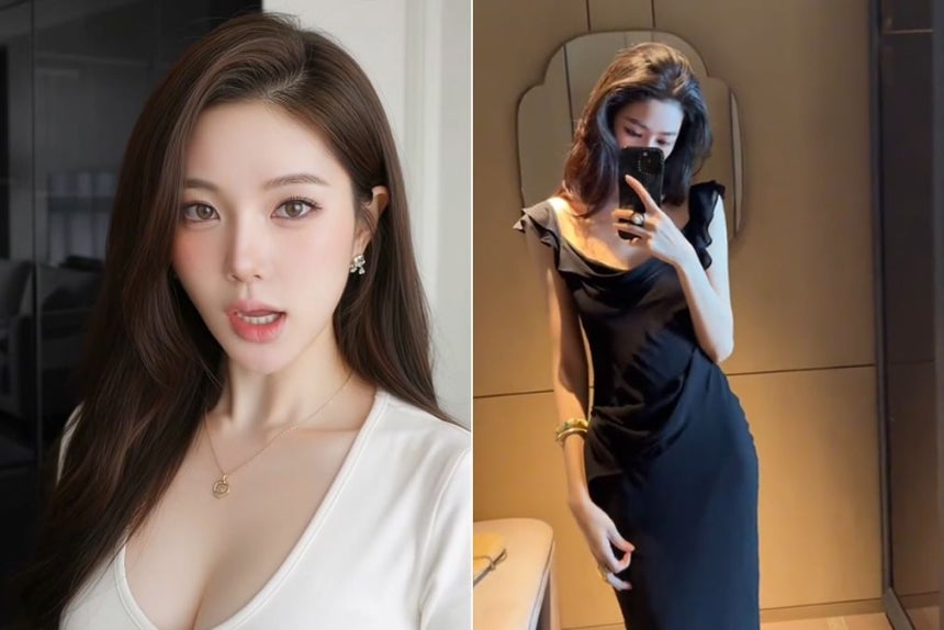  AIで制作された仮想モデル「ズオン・トゥイ・リン」。［写真 TikTok キャプチャー］