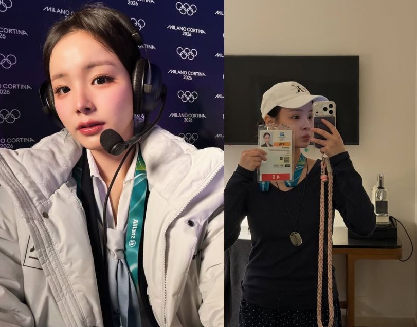 元フィギュアスケート選手のイム・ウンス。［SNS　キャプチャー］