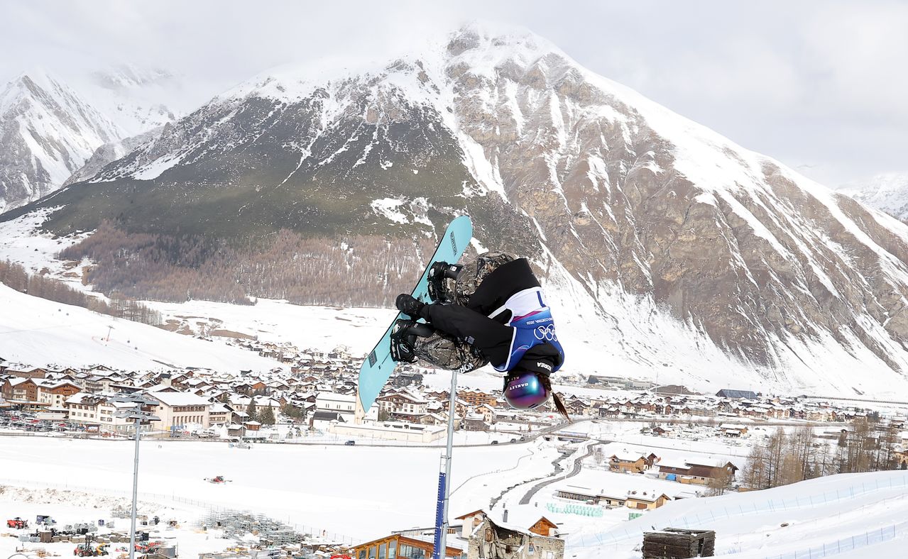   予選から華麗な演技を見せた2008年生まれの韓国「女子高生スノーボーダー」チェ・ガオン　［聯合ニュース］