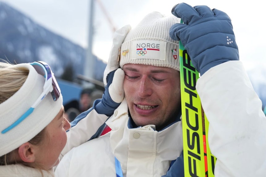 バイアスロンのノルウェー代表チームのストゥルラホルム・レグライド選手。［写真 AP＝聯合ニュース］