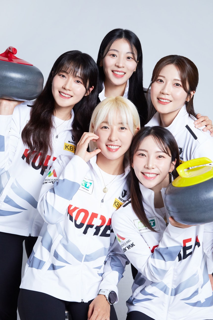 女子カーリング韓国代表「5G」京畿道庁。［写真 京畿道庁］