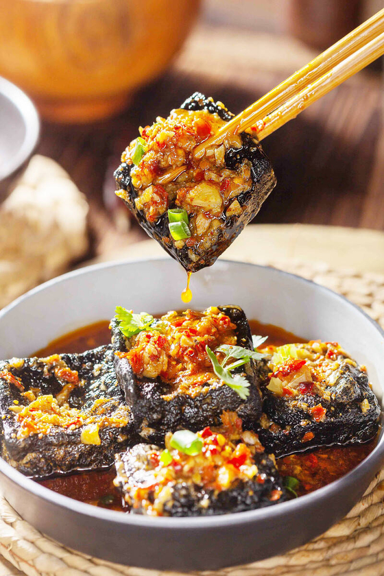 臭豆腐の資料写真。百度百科