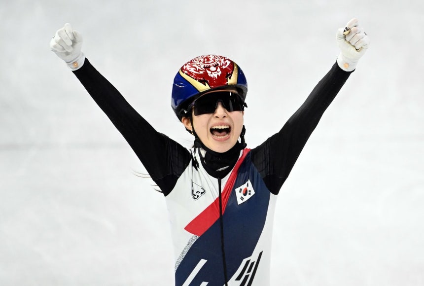 ショートトラック女子韓国代表のキム・ギルリ。