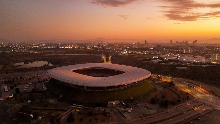 メキシコ・グアダラハラのアクロン・スタジアム。［ロイター＝聯合ニュース］