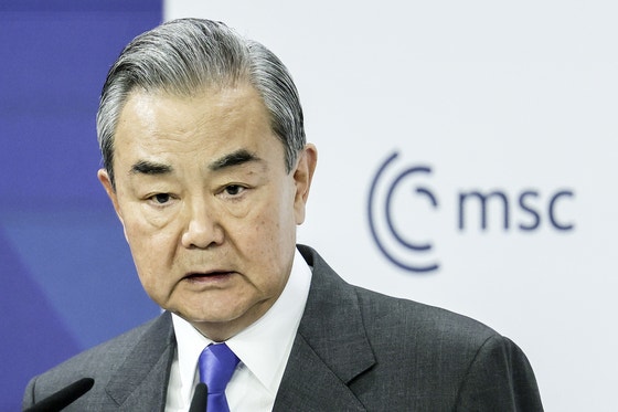 中国共産党政治局委員兼外交部長の王毅氏。EPA