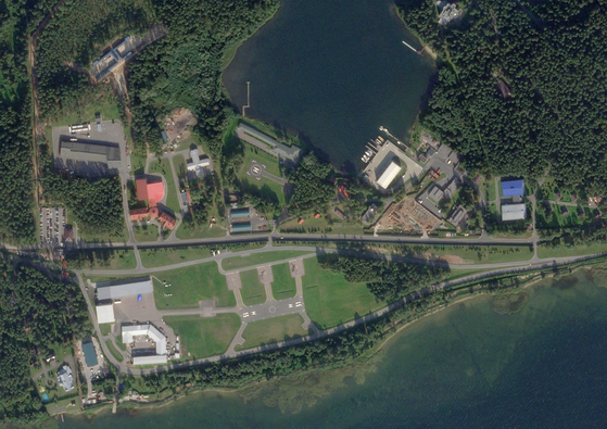  ロシア大統領官邸の衛星写真。［AFP＝聯合ニュース］