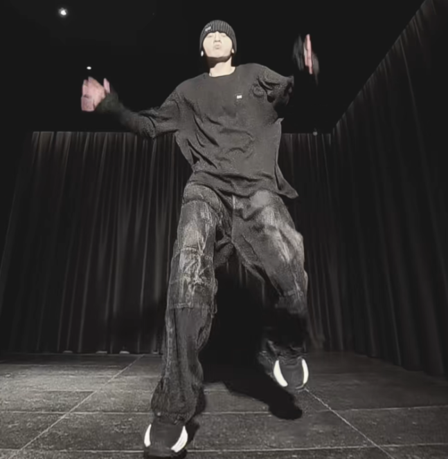 BTS（防弾少年団）のJUNG KOOK。［写真 TikTok］