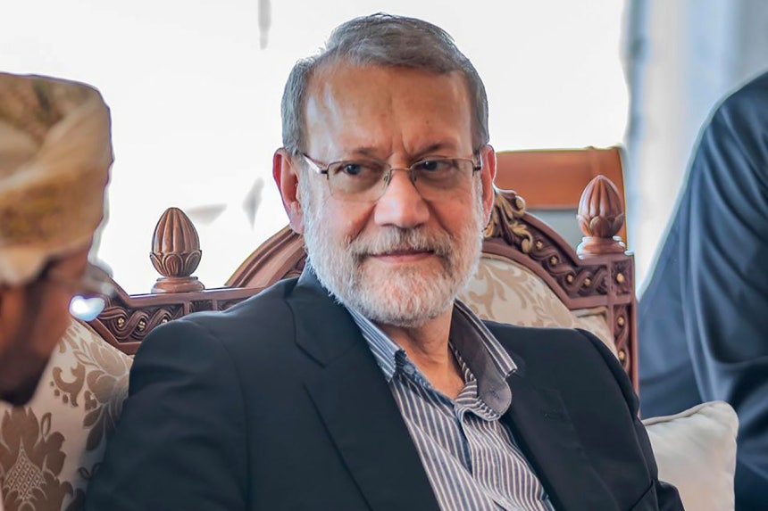 イランのアリ・ラリジャニ最高国家安全保障会議事務局長。