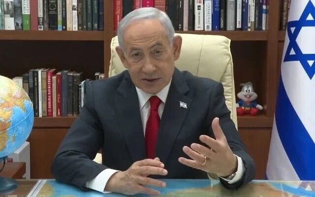 イスラエルのベンヤミン・ネタニヤフ首相。［写真　イスラエル首相室］