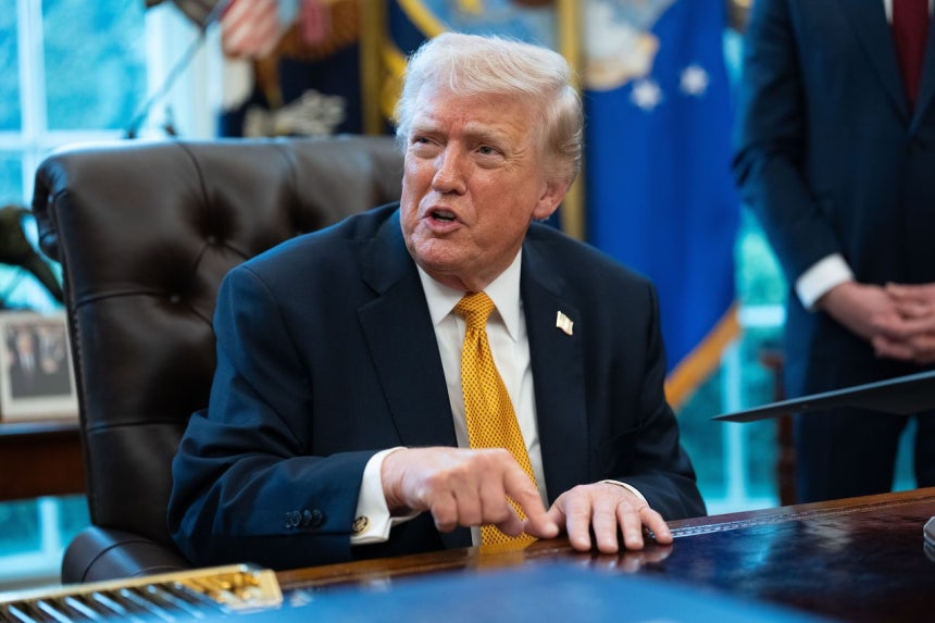 トランプ米大統領。［写真 EPA＝聯合ニュース］