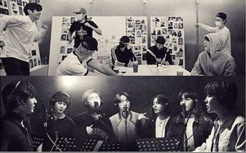   ドキュメンタリー映画『BTS：ザ・リターン』予告編の一場面。［ネットフリックス　ユーチューブ　キャプチャー］